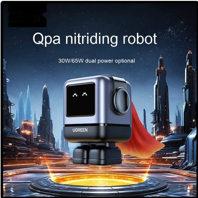 65W GaN USB-C Fast Charger – Compact & High-Speed Charging