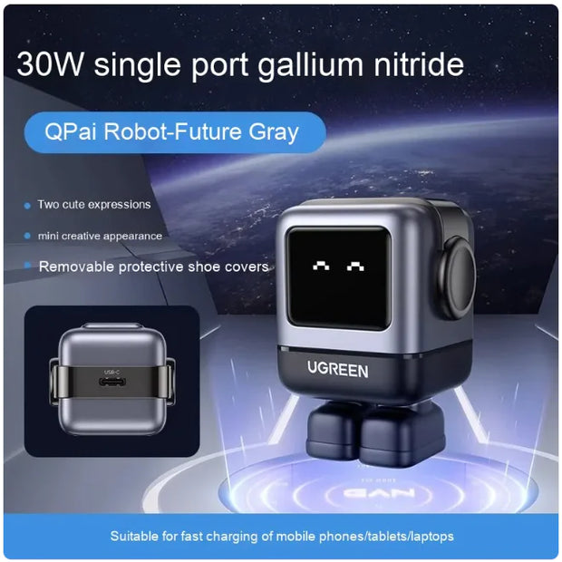 65W GaN USB-C Fast Charger – Compact & High-Speed Charging