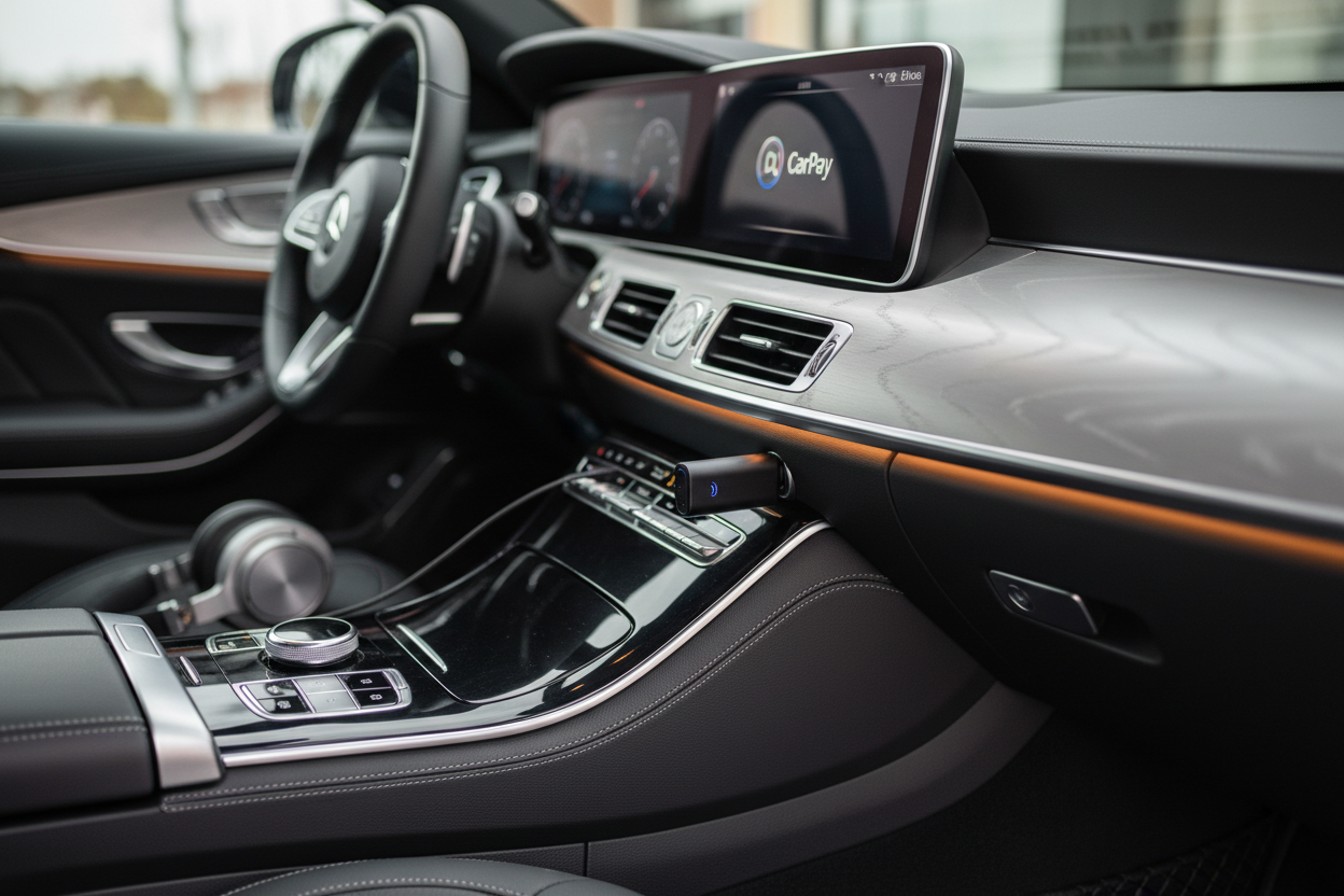 Wireless CarPlay Adapter – 2-in-1 Wired to Wireless Converter