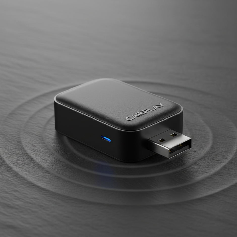 Wireless CarPlay Adapter – 2-in-1 Wired to Wireless Converter